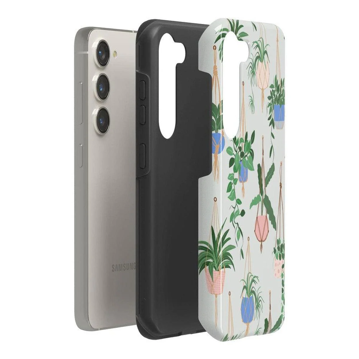 Hanging Around | Potted Plants Floral Samsung Case - Image 12
