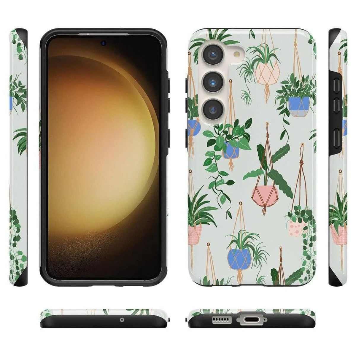 Hanging Around | Potted Plants Floral Samsung Case - Image 15