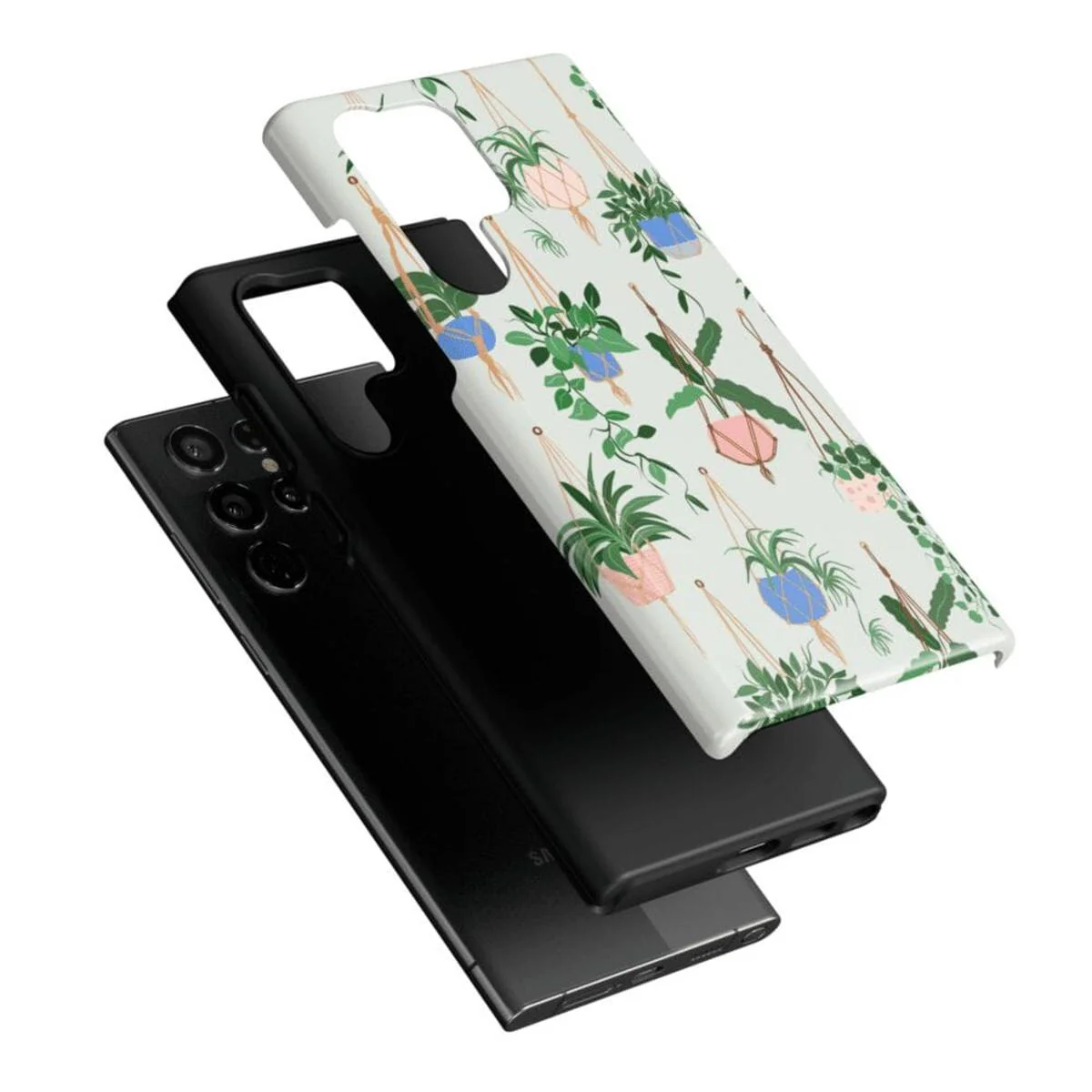 Hanging Around | Potted Plants Floral Samsung Case - Image 21