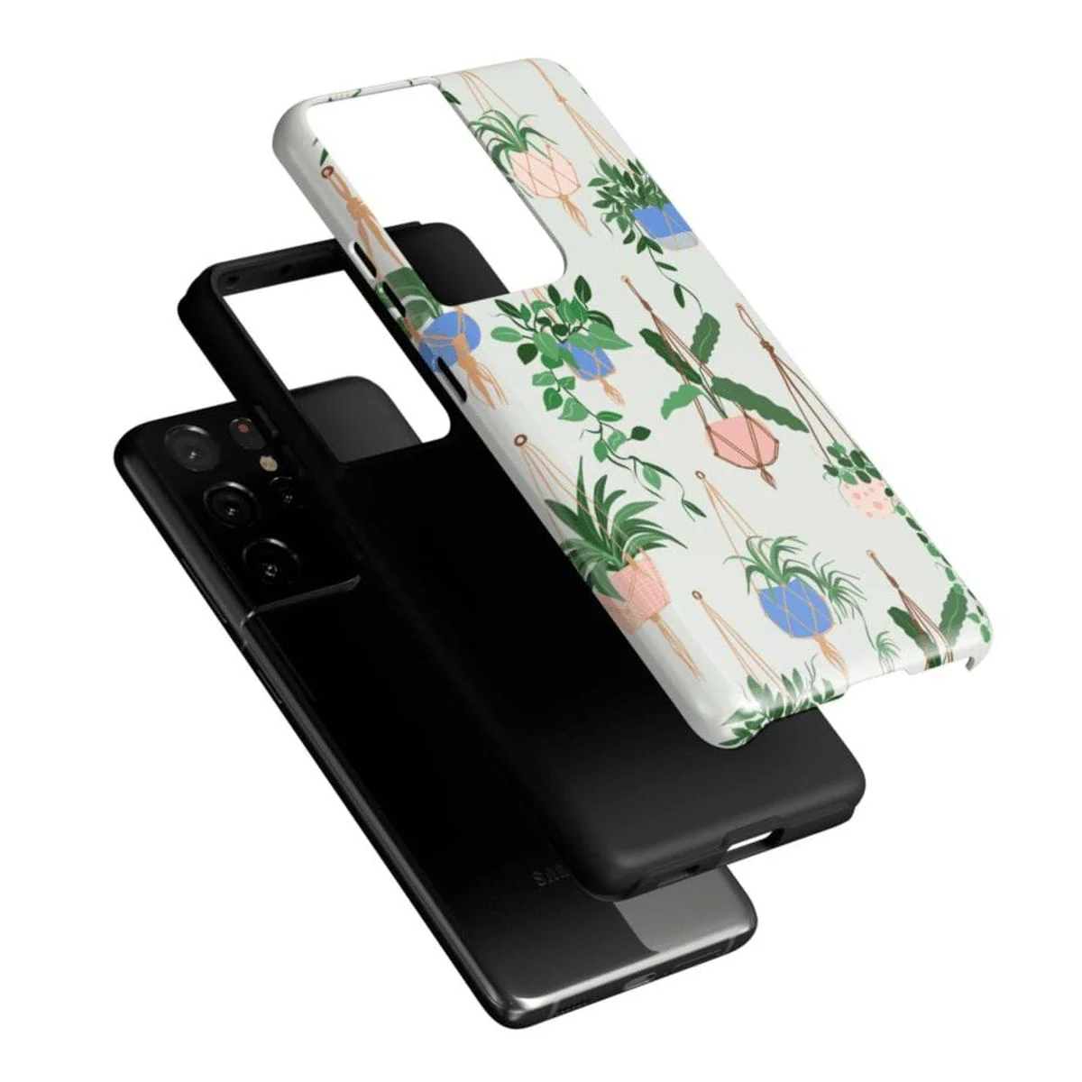 Hanging Around | Potted Plants Floral Samsung Case - Image 30