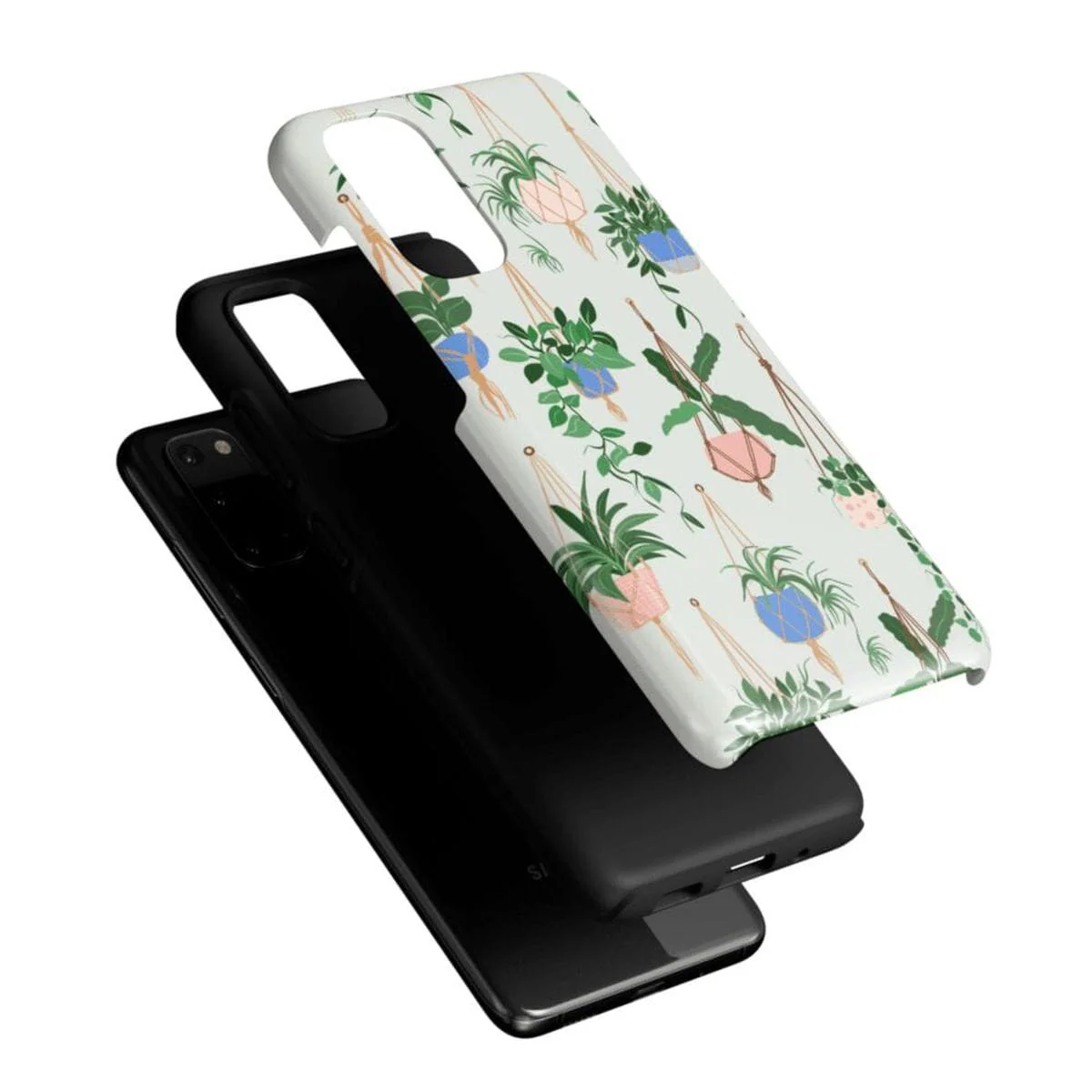 Hanging Around | Potted Plants Floral Samsung Case - Image 45