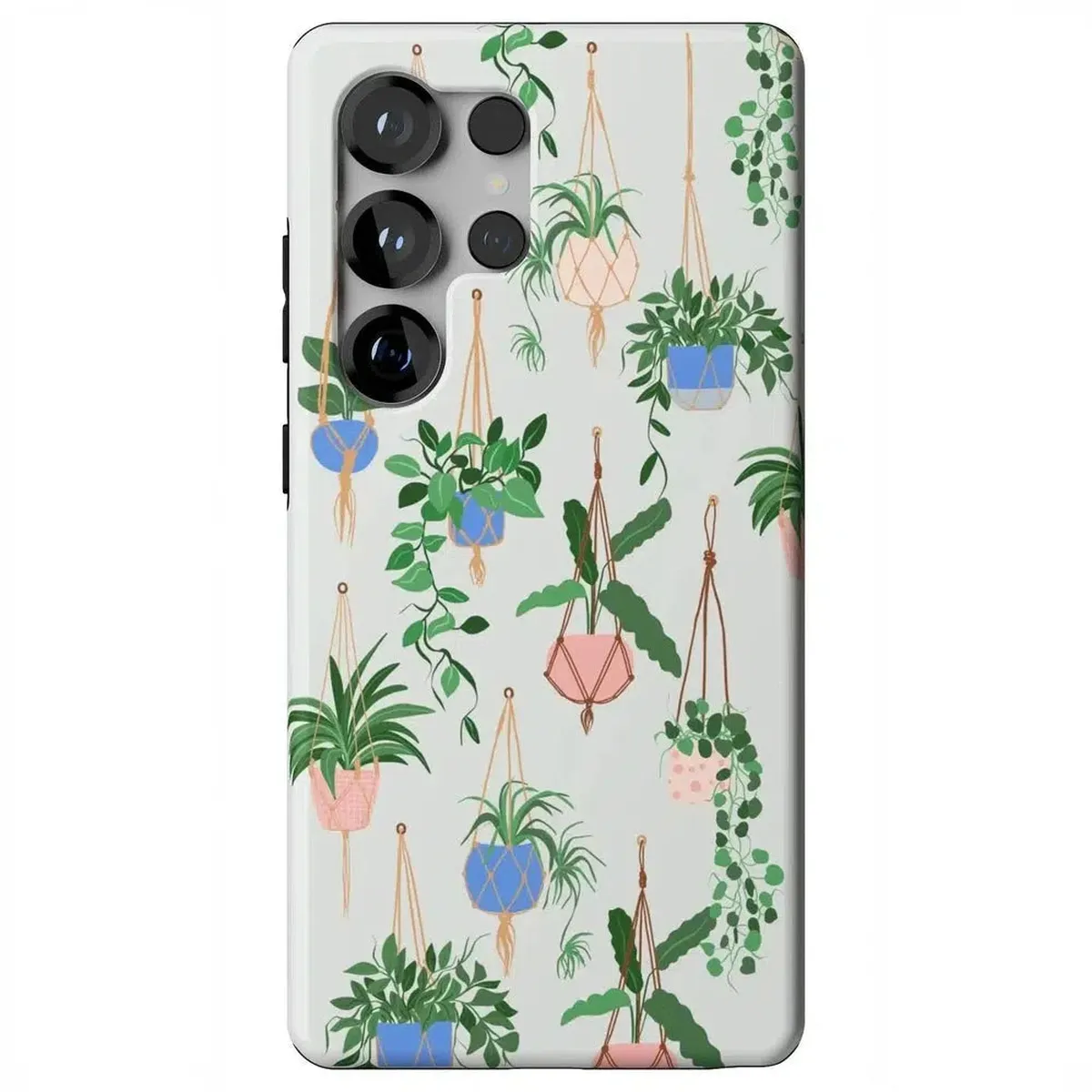 Hanging Around | Potted Plants Floral Samsung Case - Image 51