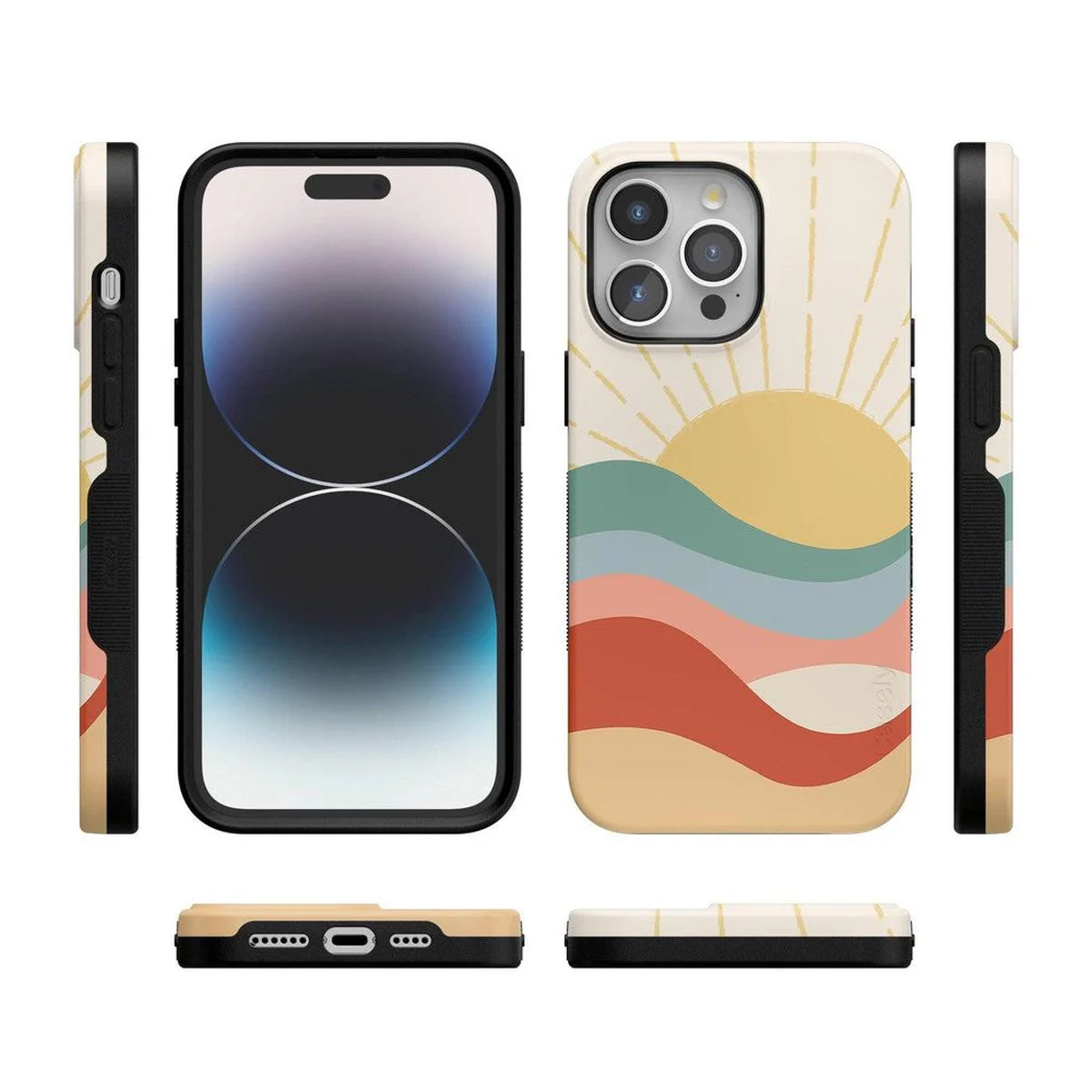 Here Comes the Sun | Colorblock Sunset Case - Image 107