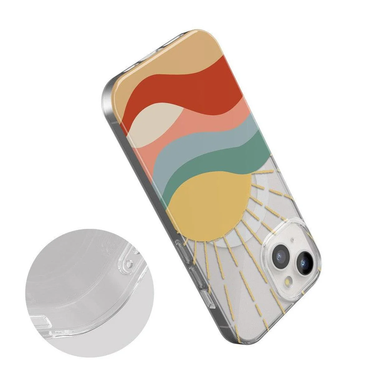 Here Comes the Sun | Colorblock Sunset Case - Image 120