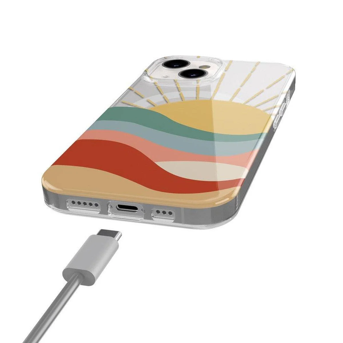 Here Comes the Sun | Colorblock Sunset Case - Image 123