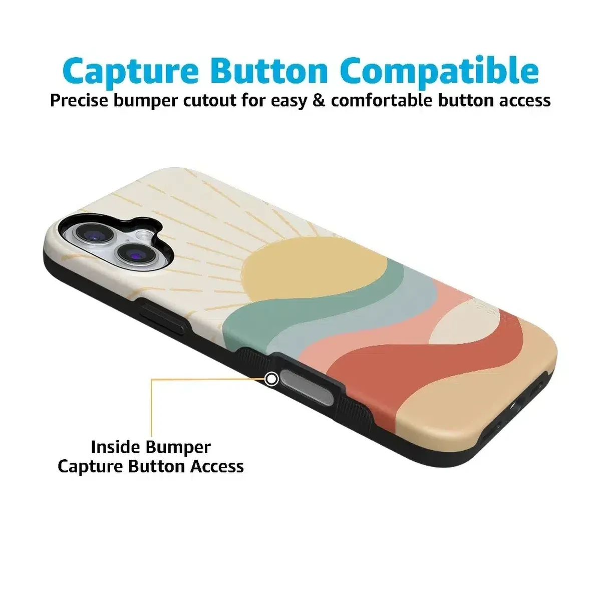 Here Comes the Sun | Colorblock Sunset Case - Image 129