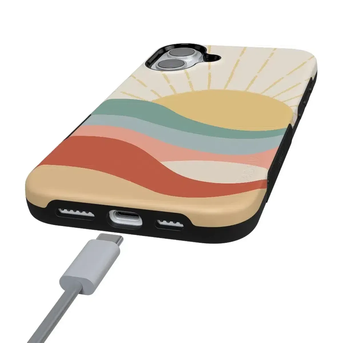 Here Comes the Sun | Colorblock Sunset Case - Image 133