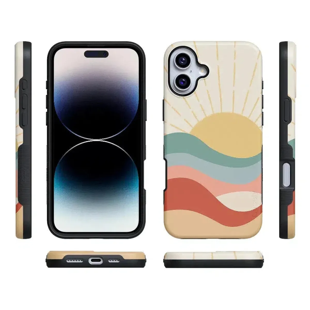 Here Comes the Sun | Colorblock Sunset Case - Image 135