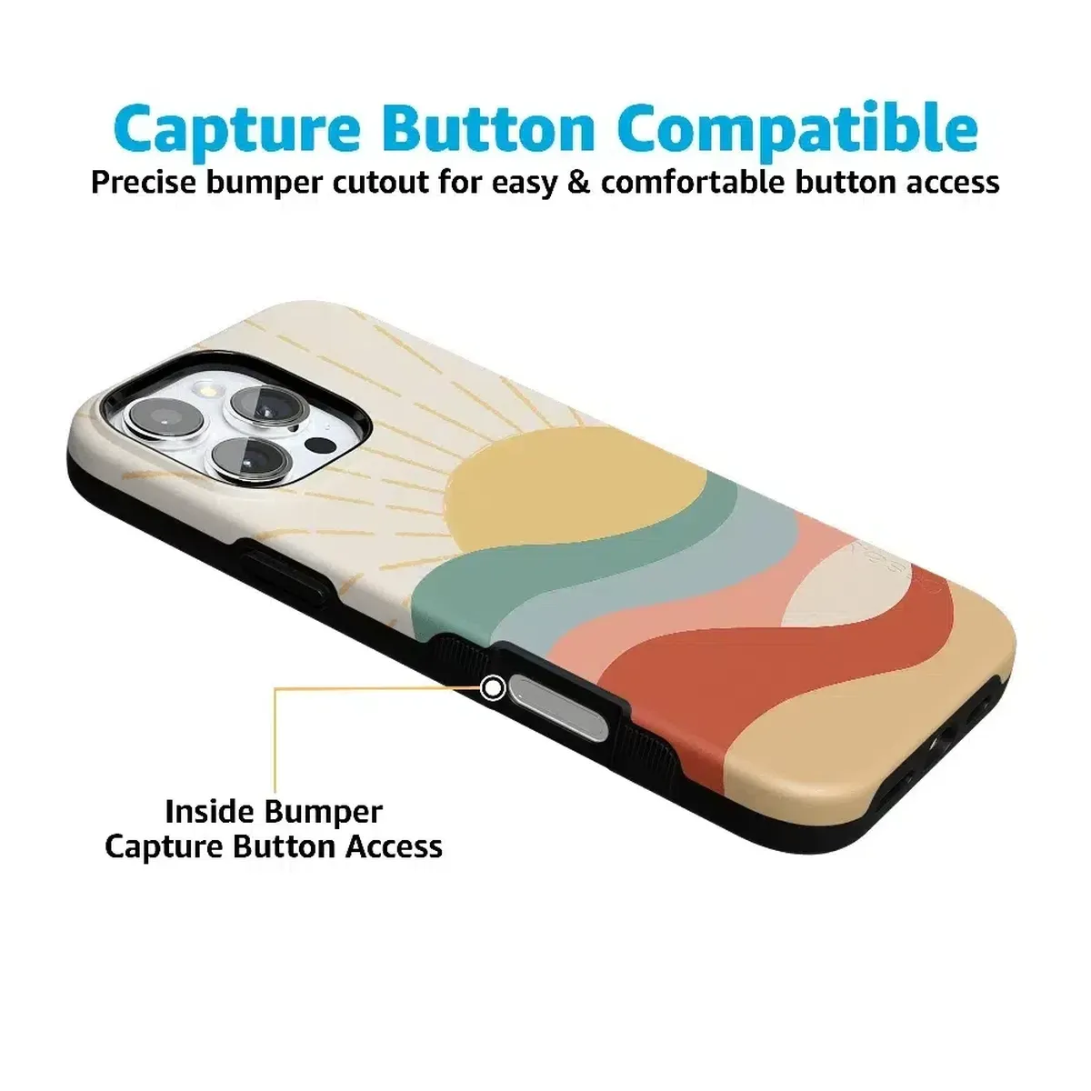 Here Comes the Sun | Colorblock Sunset Case - Image 138