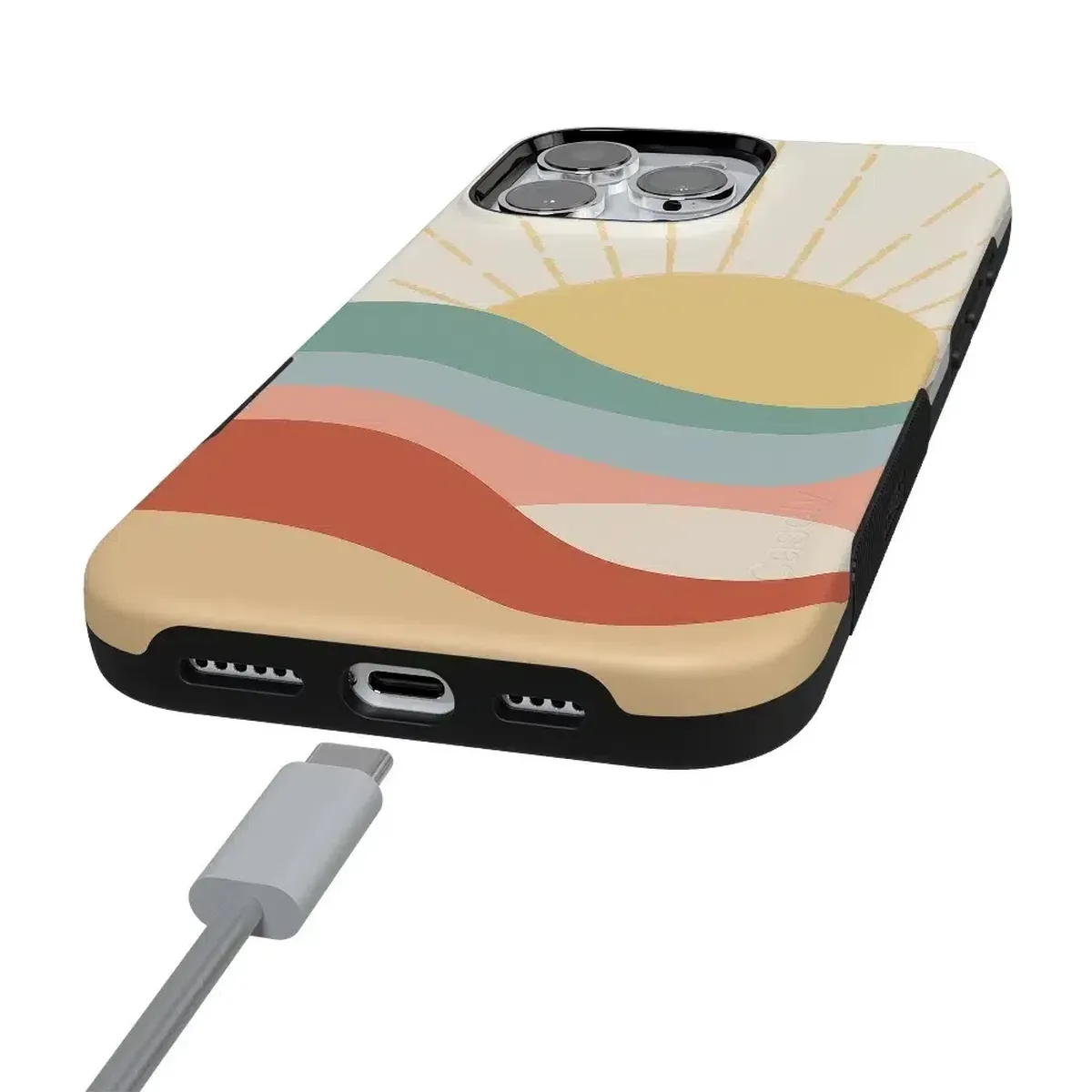 Here Comes the Sun | Colorblock Sunset Case - Image 144