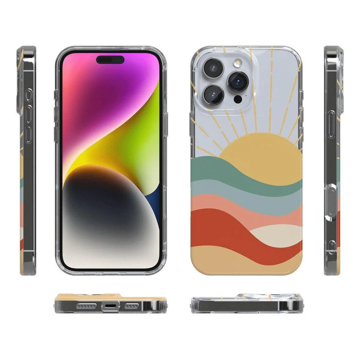 Here Comes the Sun | Colorblock Sunset Case - Image 19