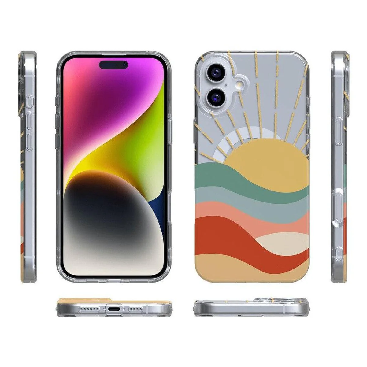 Here Comes the Sun | Colorblock Sunset Case - Image 28