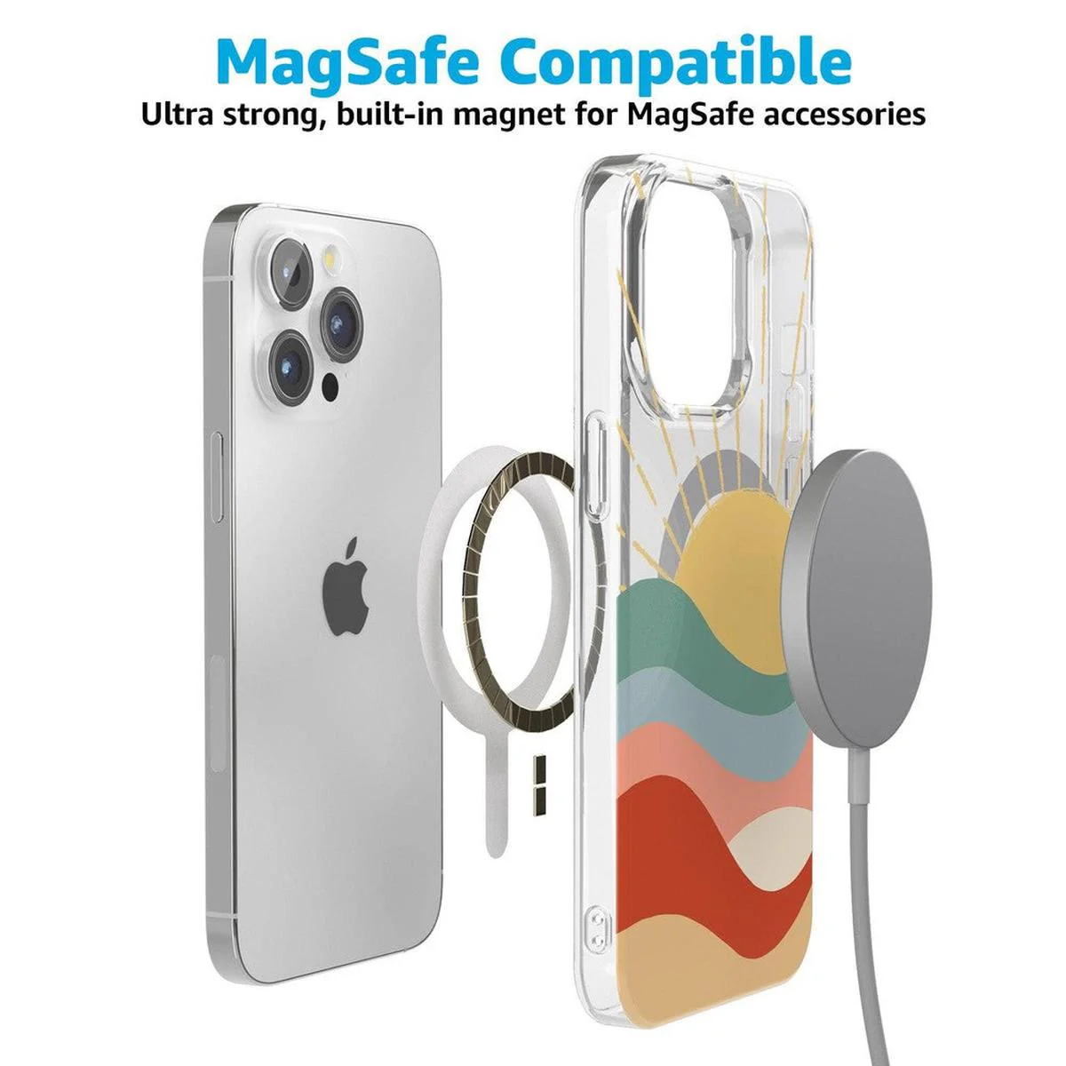 Here Comes the Sun | Colorblock Sunset Case - Image 34