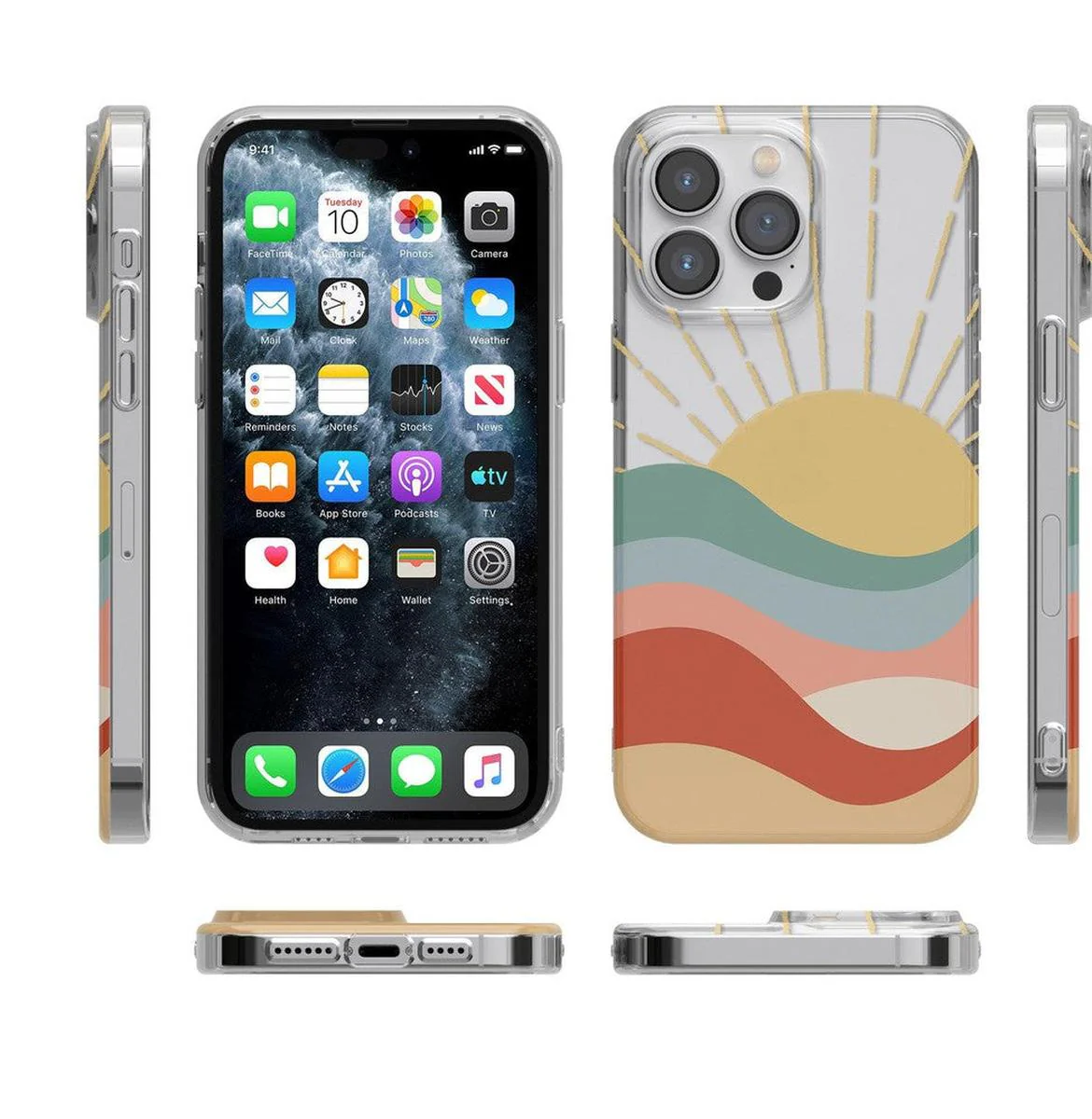 Here Comes the Sun | Colorblock Sunset Case - Image 41