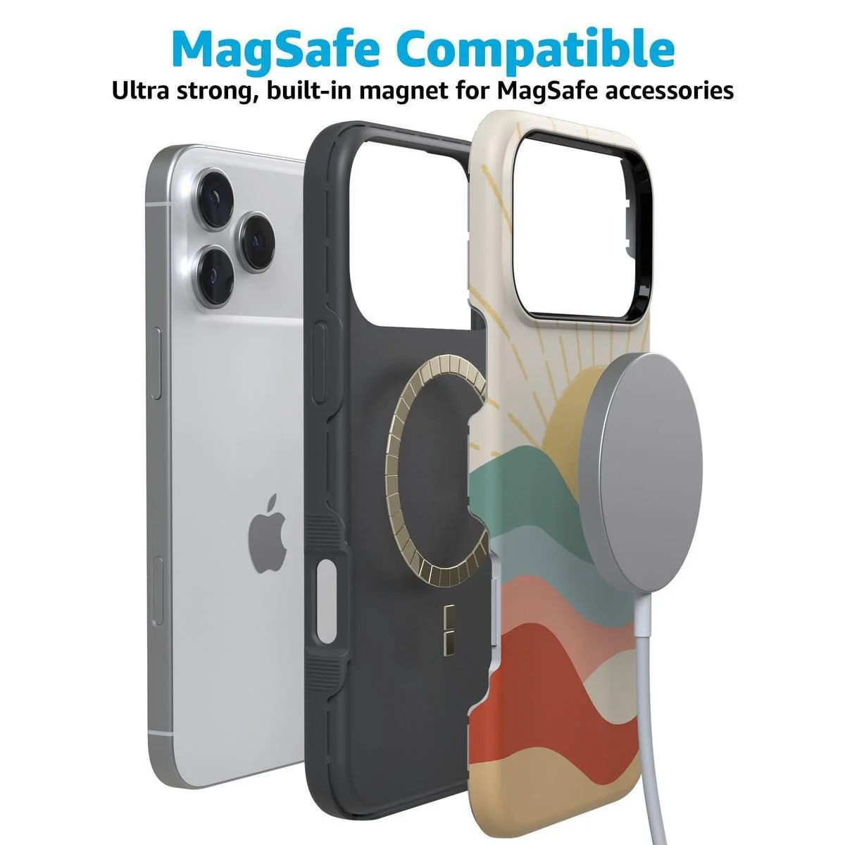 Here Comes the Sun | Colorblock Sunset Case - Image 7