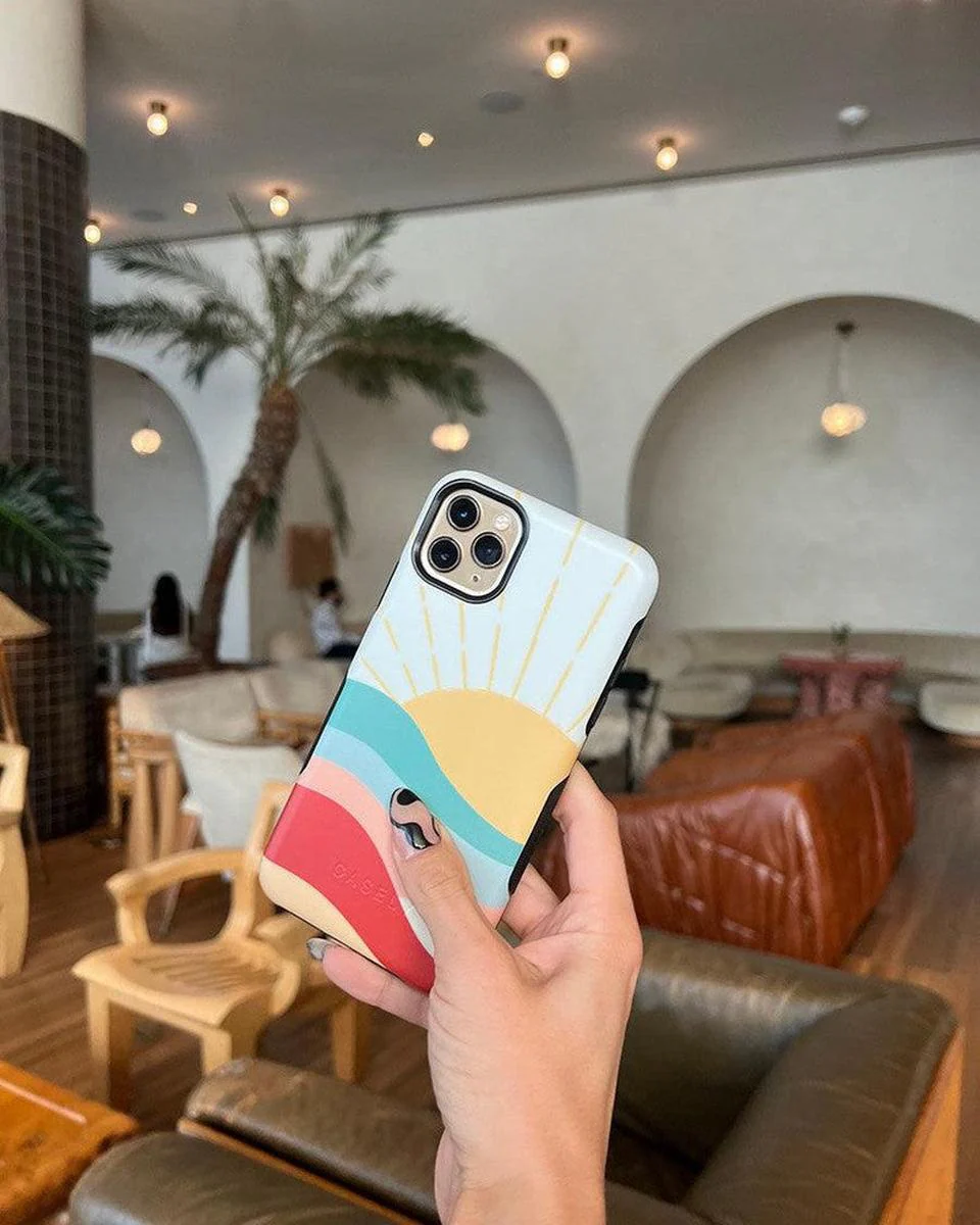 Here Comes the Sun | Colorblock Sunset Case - Image 88