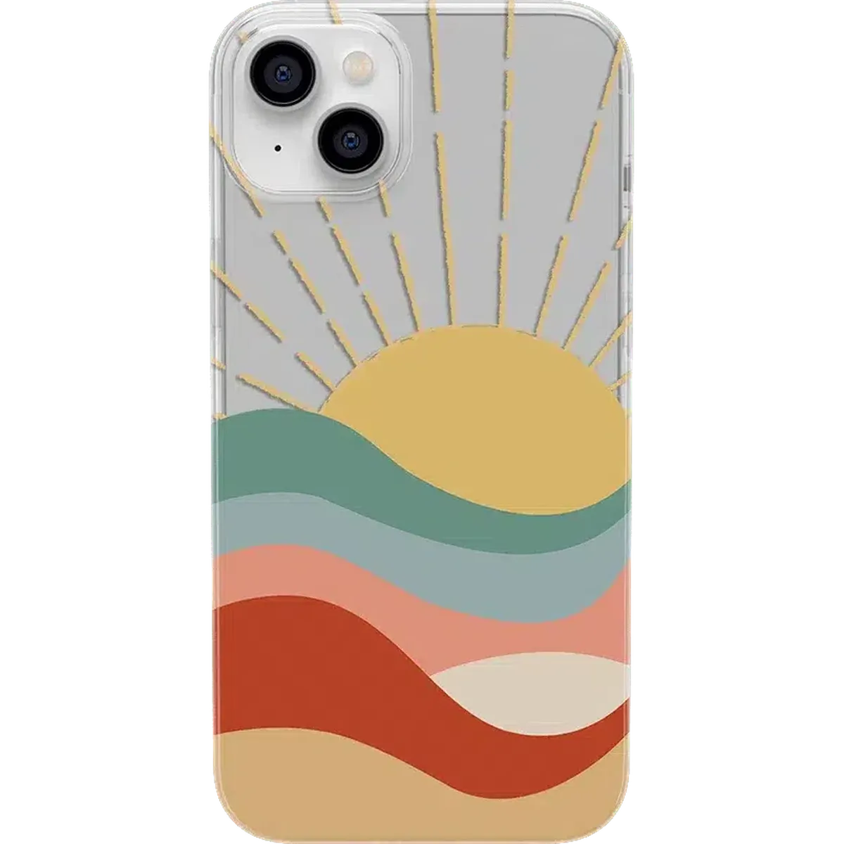 Here Comes the Sun | Colorblock Sunset Case - Image 91