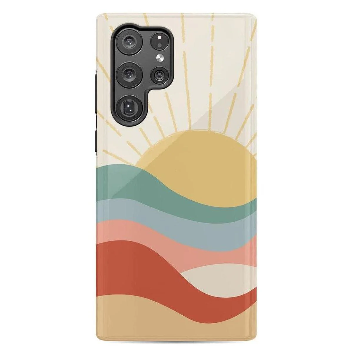 Here Comes the Sun | Colorblock Sunset Samsung Case - Image 19