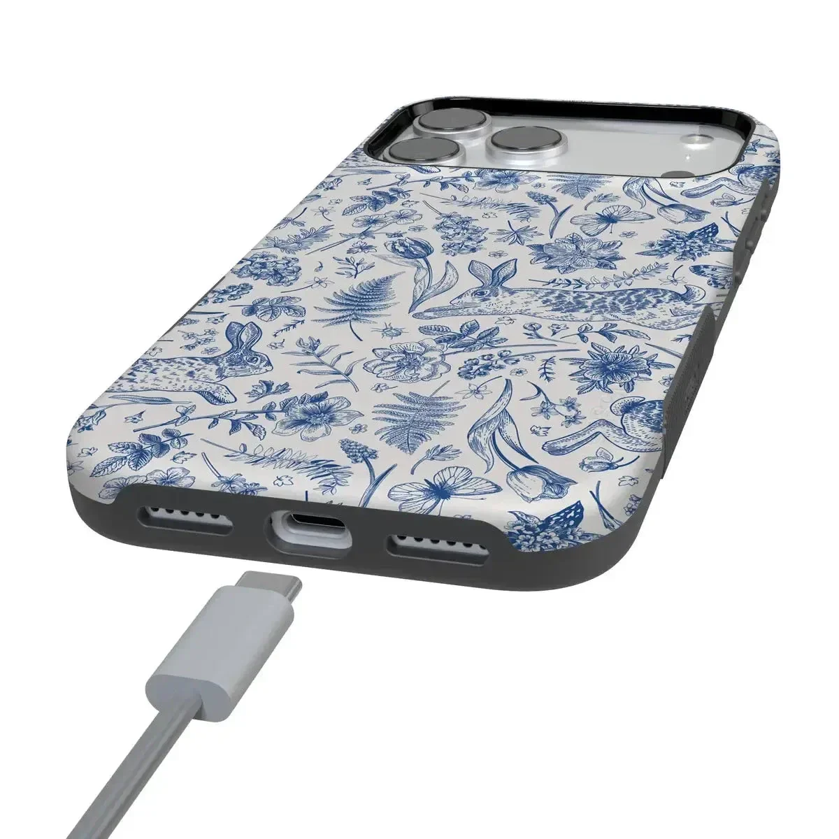 Hop & Bloom | Bunny Toile Case - Image 6