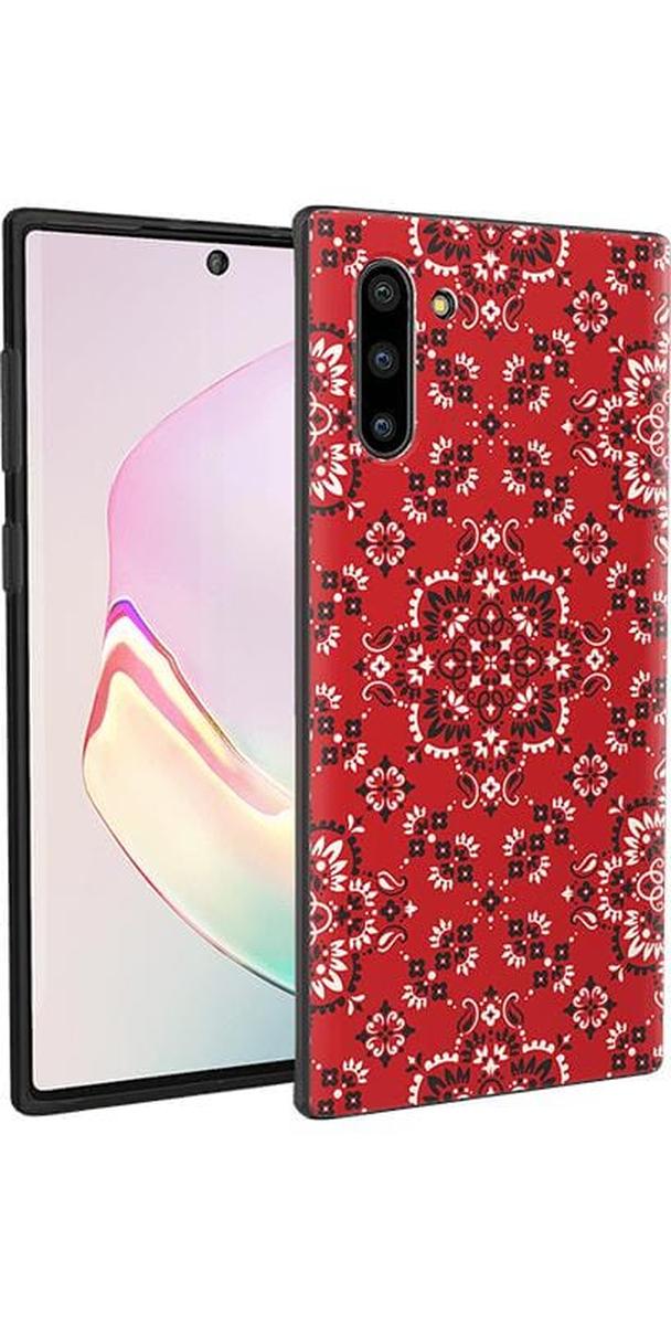 I'm with the Band | Red Bandana Print Samsung Case - Image 2