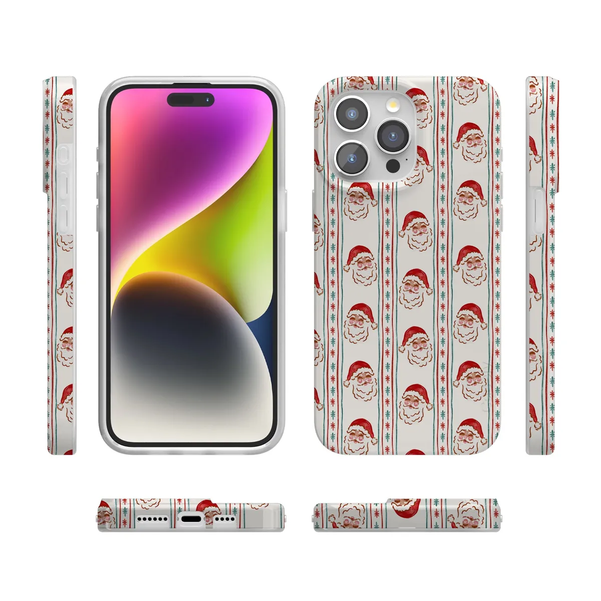 Jolly St. Nick | Retro Claus Case - Image 214