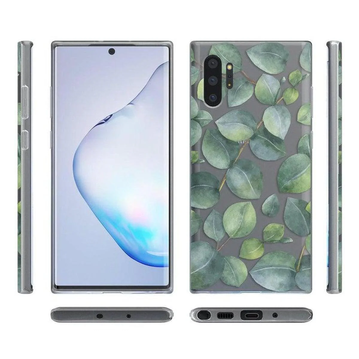 Leaf Me Alone | Green Floral Print Samsung Case - Image 11