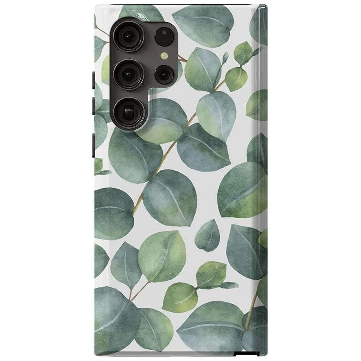 Leaf Me Alone | Green Floral Print Samsung Case - Image 13