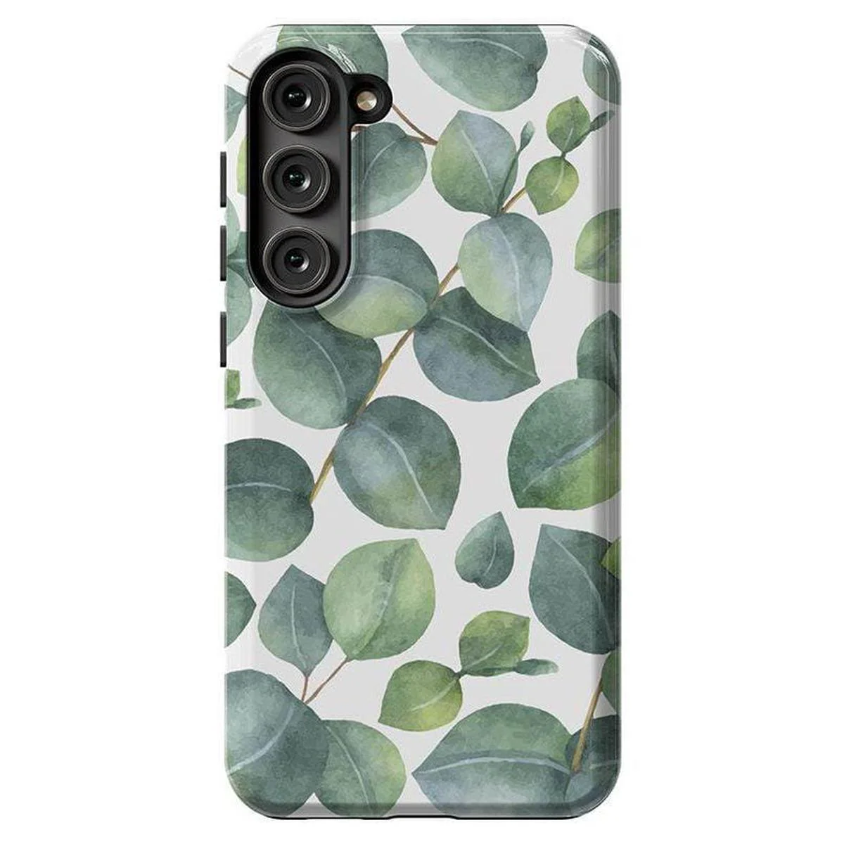 Leaf Me Alone | Green Floral Print Samsung Case - Image 14