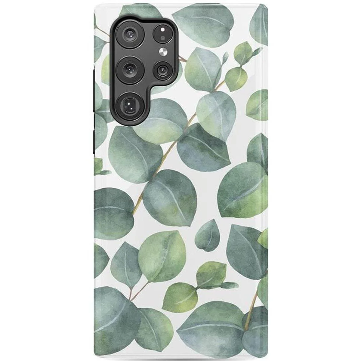 Leaf Me Alone | Green Floral Print Samsung Case - Image 16