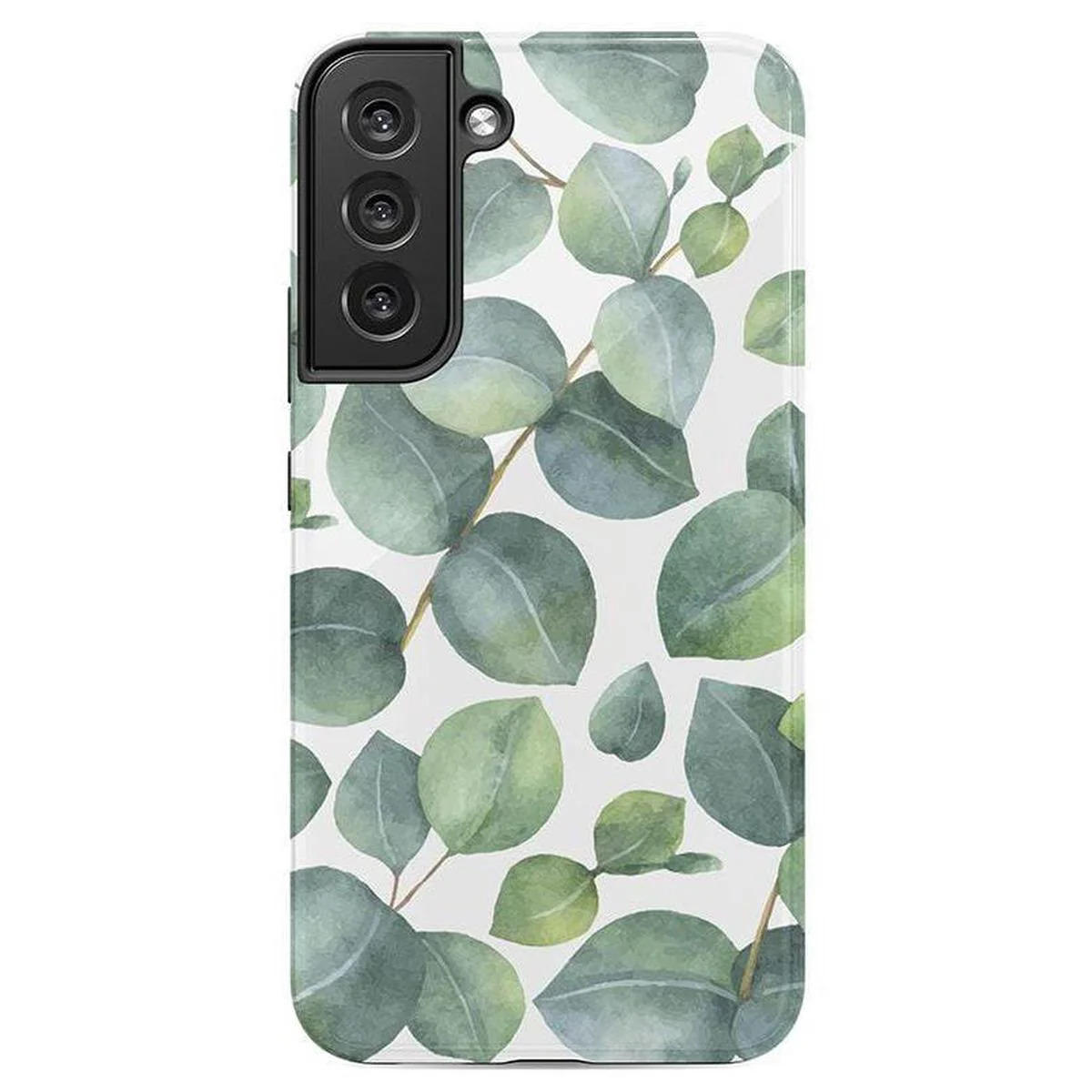 Leaf Me Alone | Green Floral Print Samsung Case - Image 17