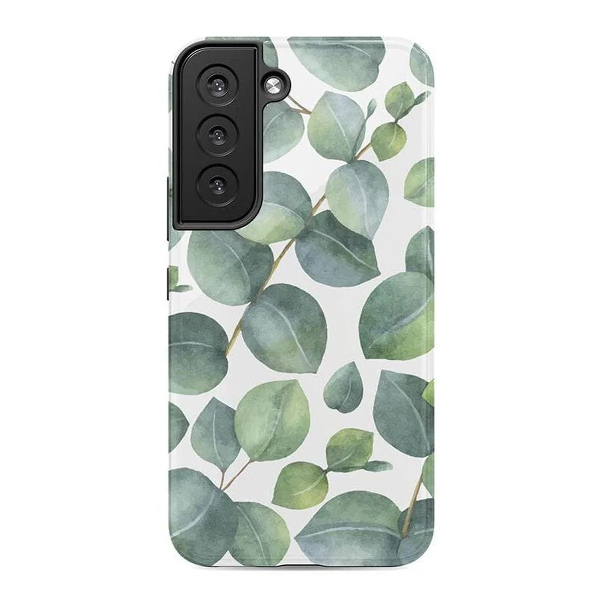 Leaf Me Alone | Green Floral Print Samsung Case - Image 18