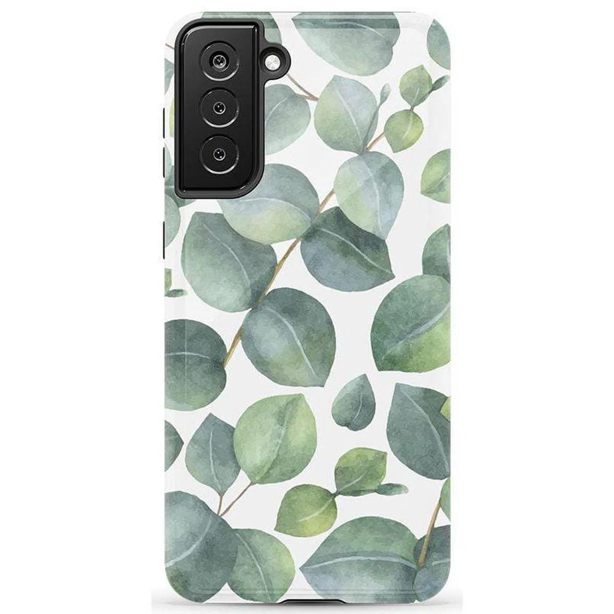 Leaf Me Alone | Green Floral Print Samsung Case - Image 20