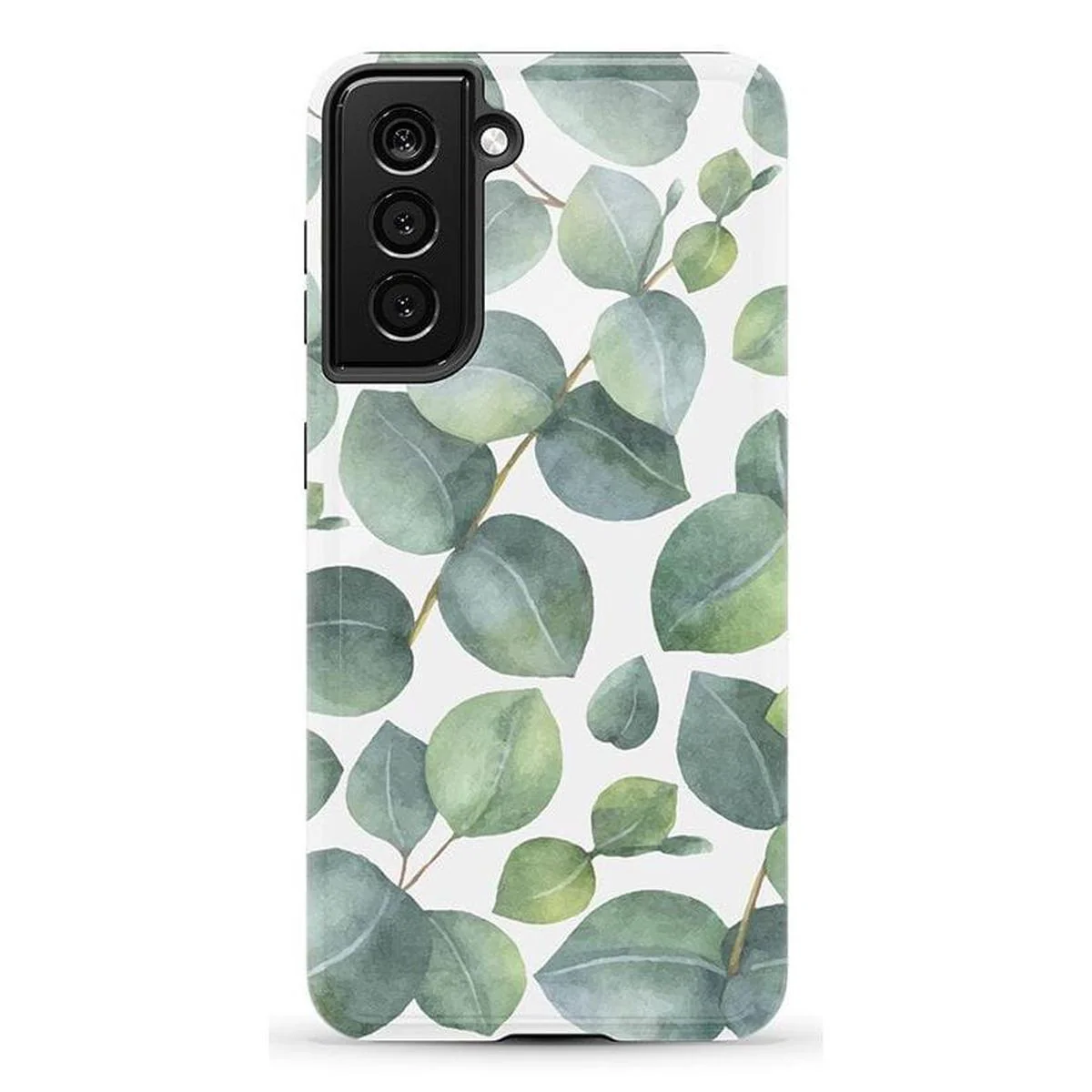 Leaf Me Alone | Green Floral Print Samsung Case - Image 21
