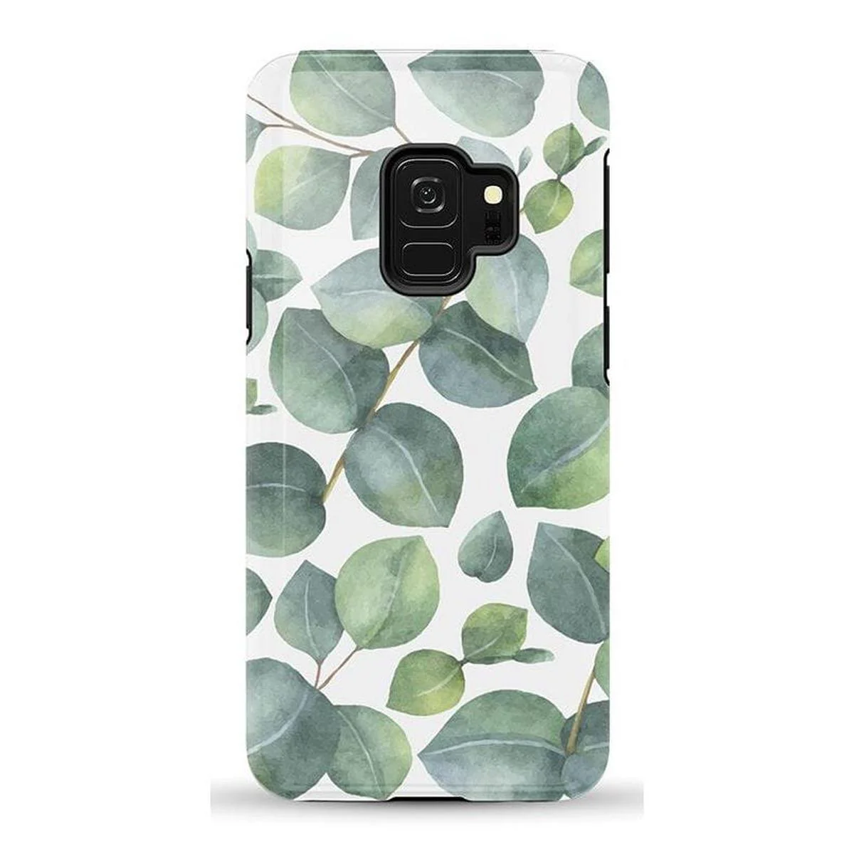 Leaf Me Alone | Green Floral Print Samsung Case - Image 32