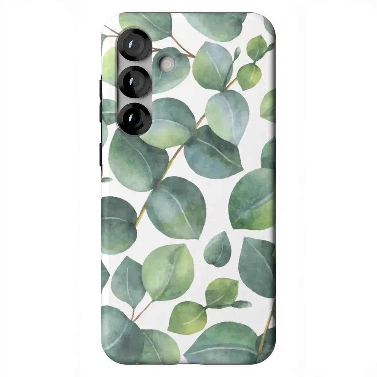 Leaf Me Alone | Green Floral Print Samsung Case - Image 35