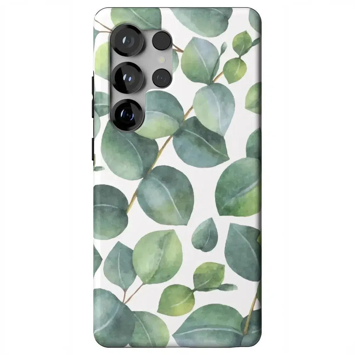 Leaf Me Alone | Green Floral Print Samsung Case - Image 36
