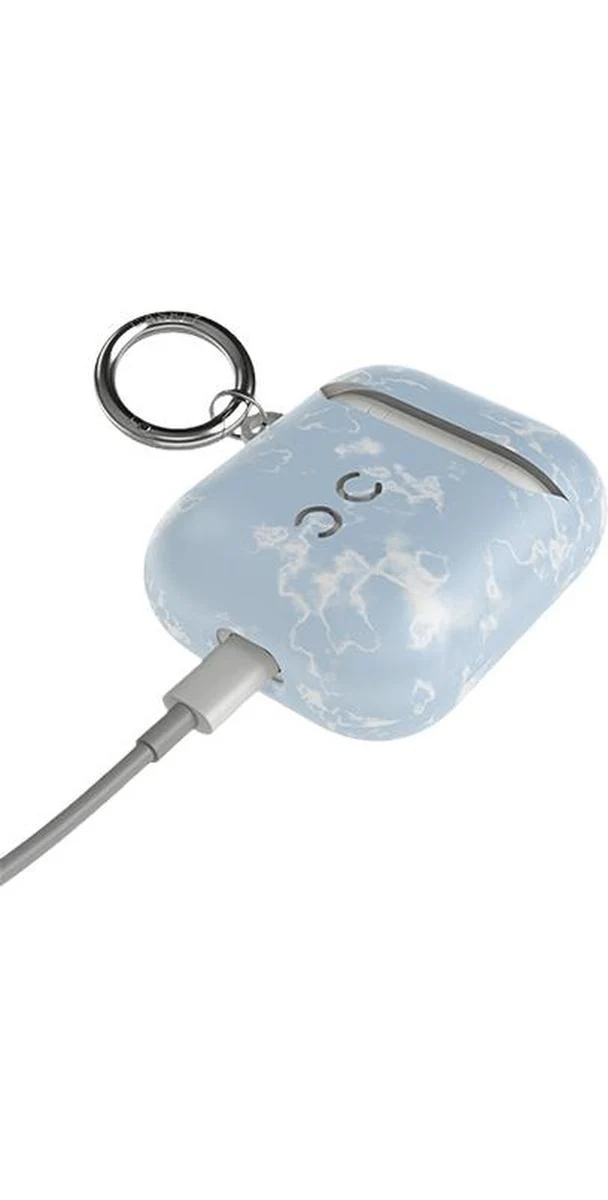 Light Blue Skies | Marble Clouds AirPods Case - Image 2