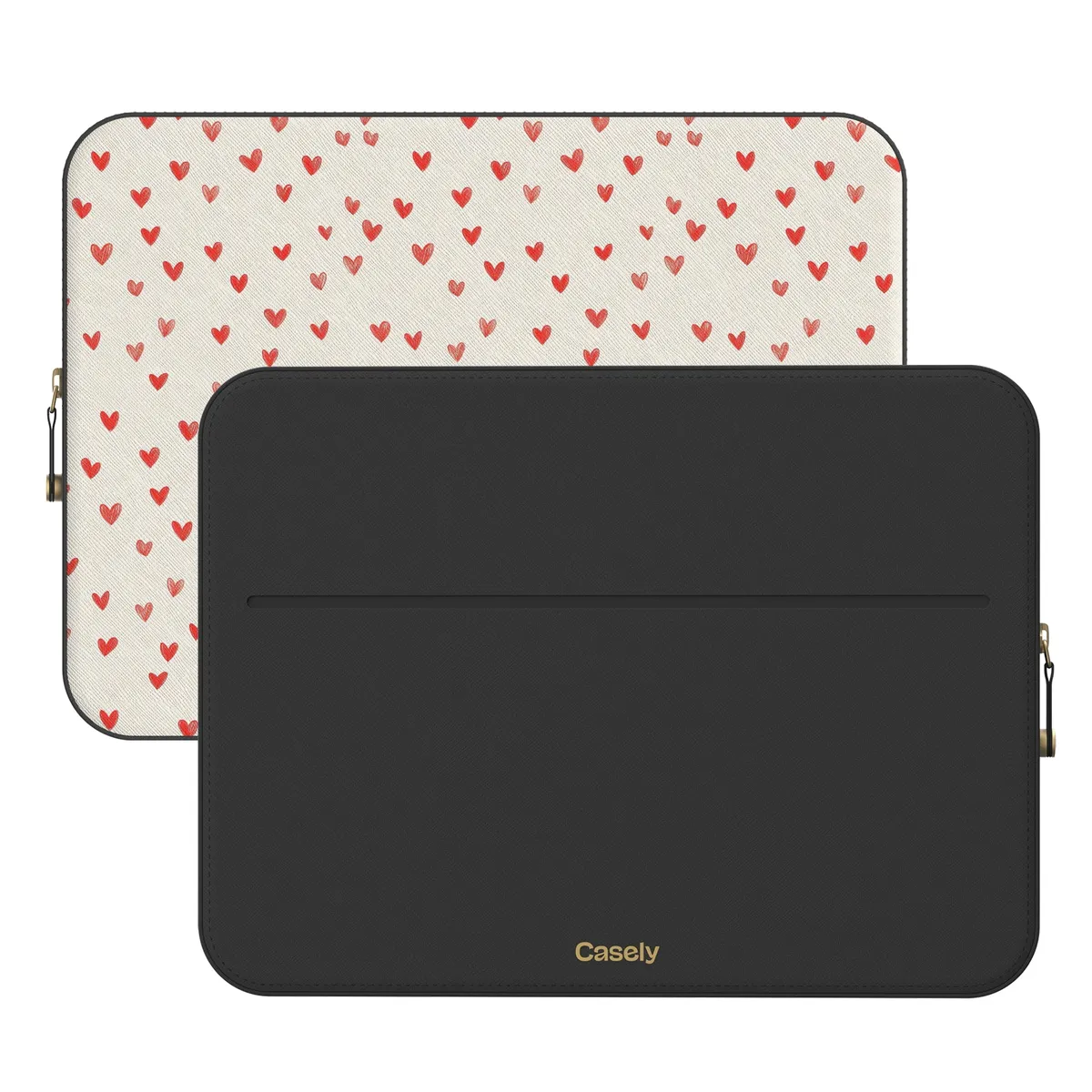 Love Letters | Doodle Hearts Laptop Case - Image 12
