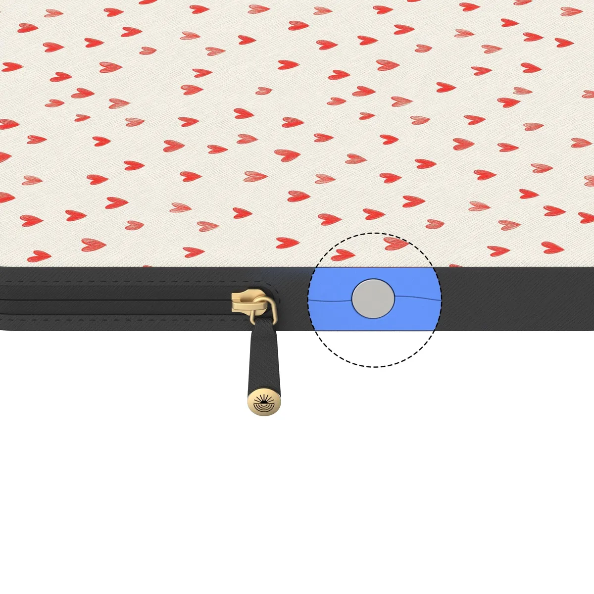 Love Letters | Doodle Hearts Laptop Case - Image 15