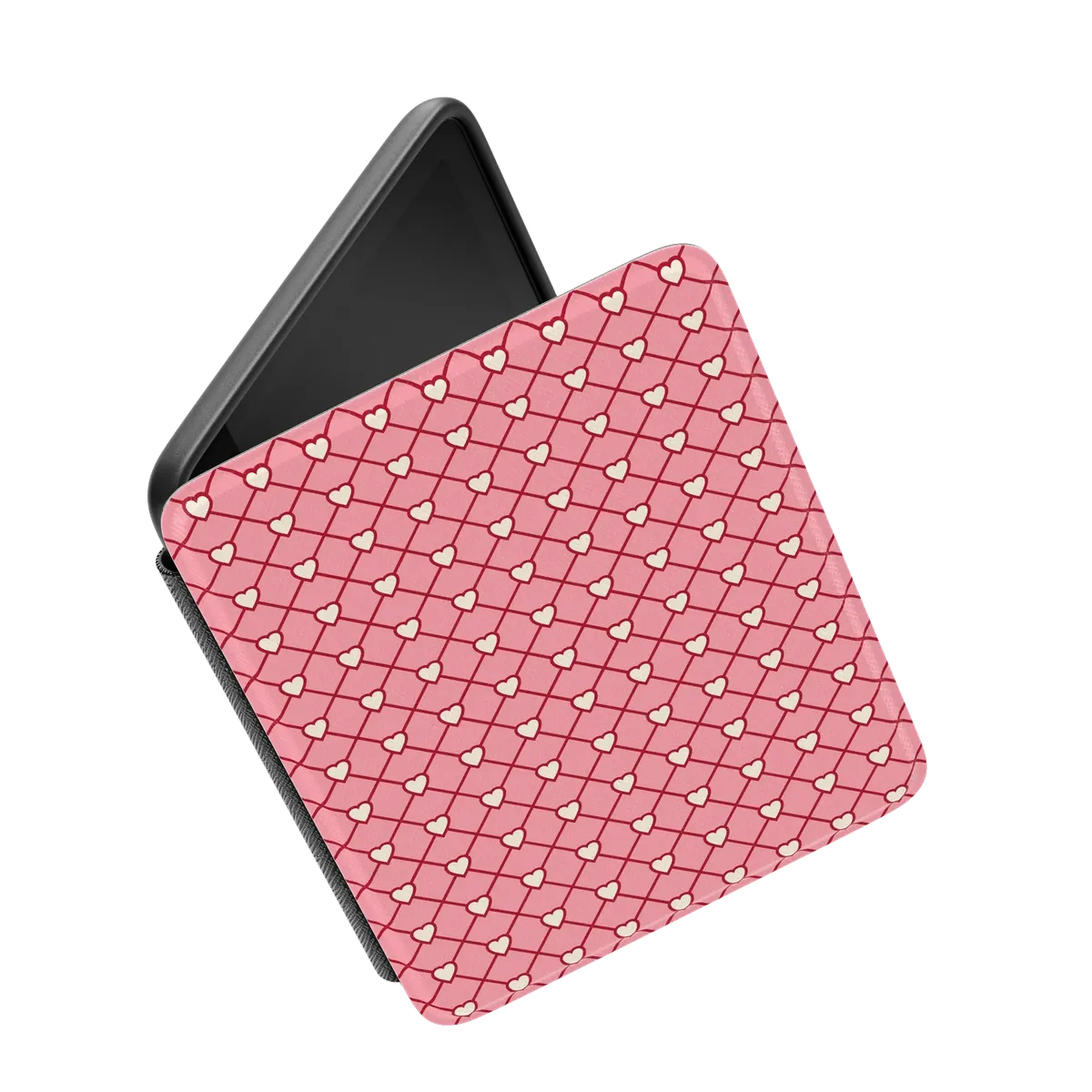 Love Locks | Pink Hearts Kindle Case - Image 7