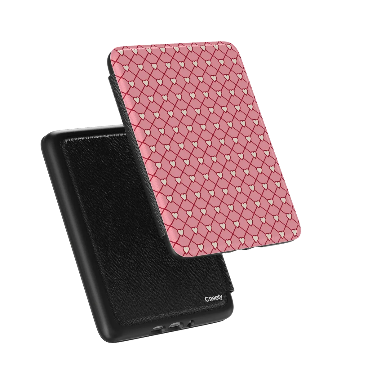 Love Locks | Pink Hearts Kindle Case - Image 8