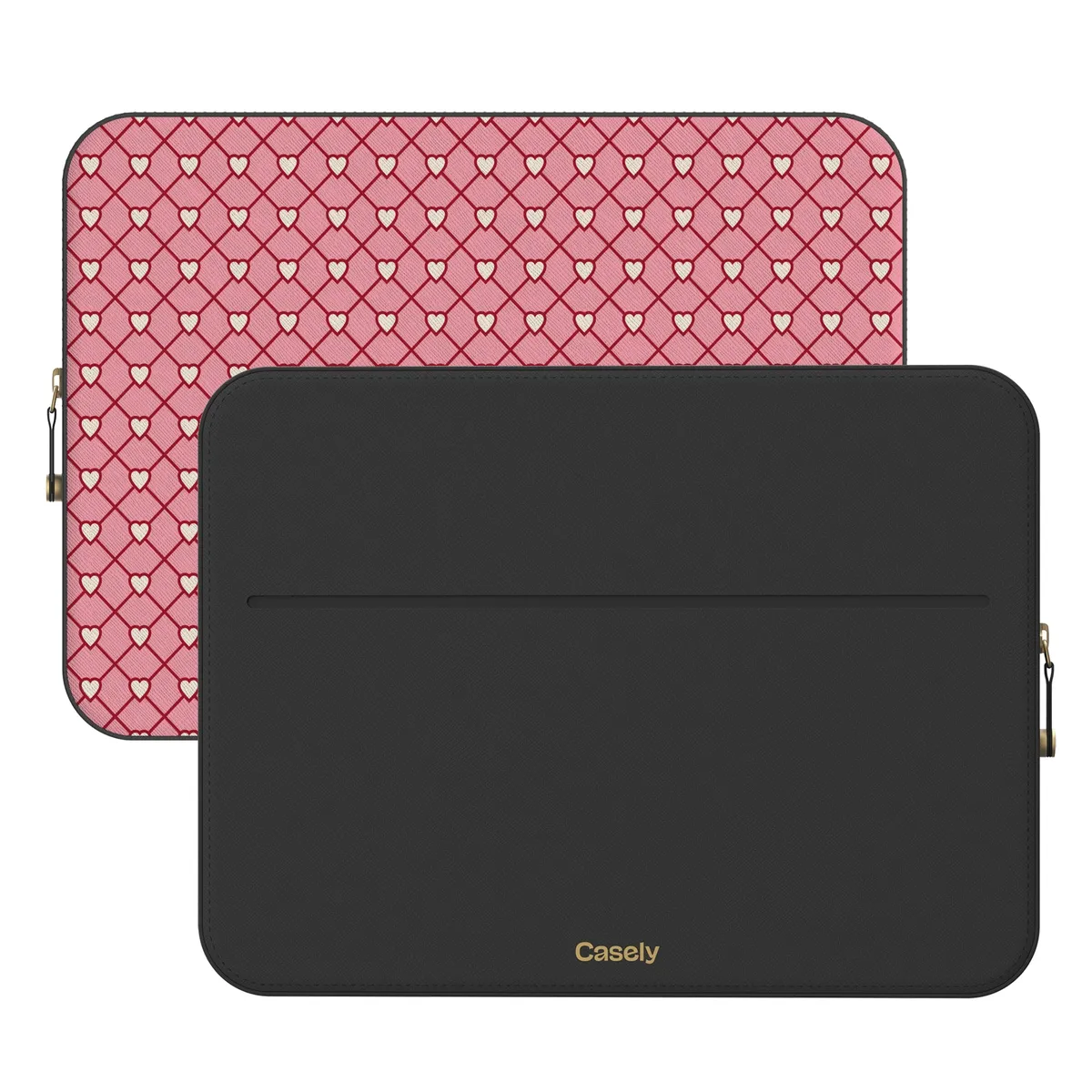 Love Locks | Pink Hearts Laptop Case - Image 2