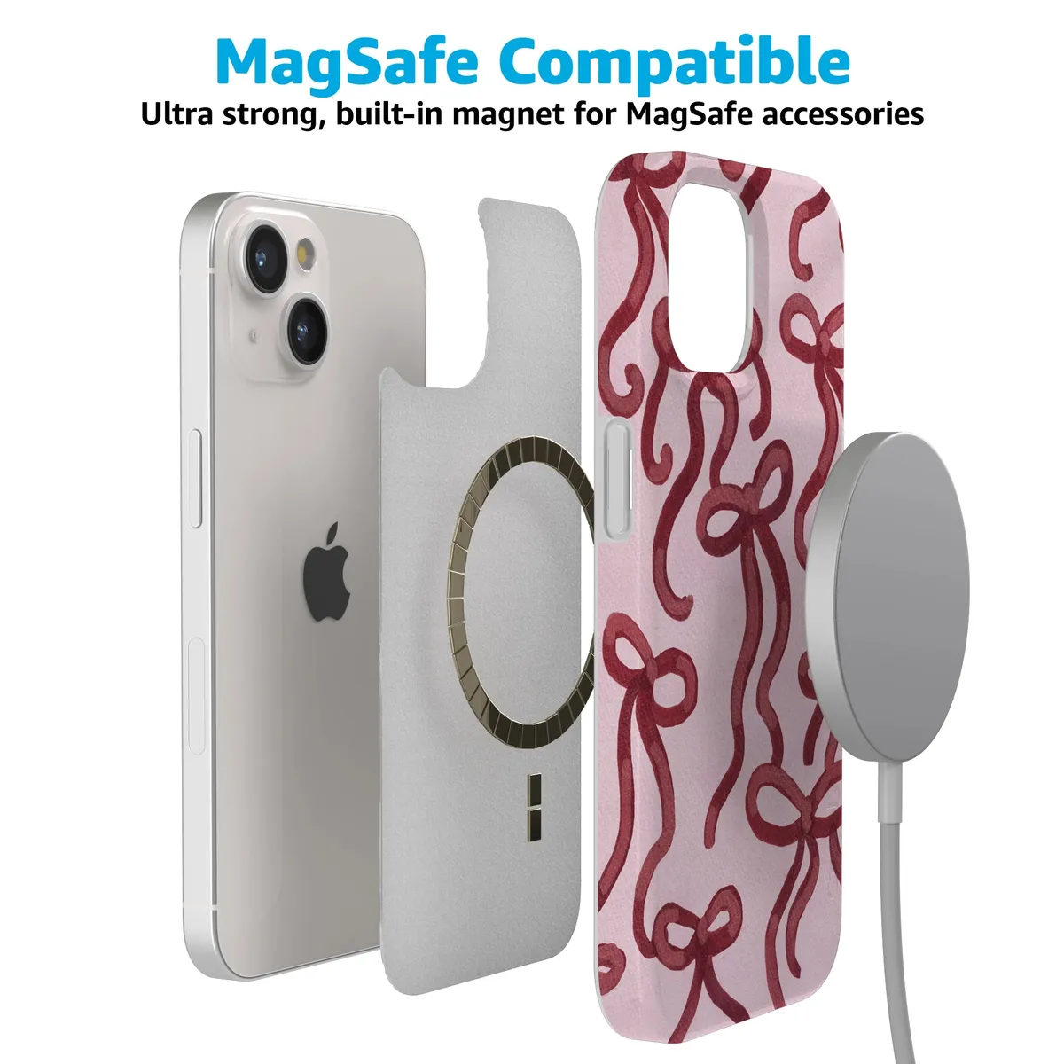 Love Me Knot | Mauve Bow Case - Image 105
