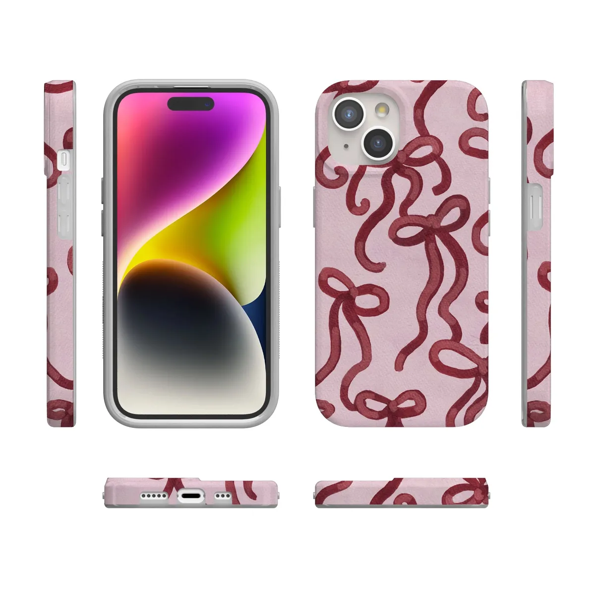 Love Me Knot | Mauve Bow Case - Image 106