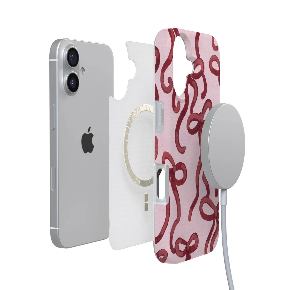 Love Me Knot | Mauve Bow Case - Image 90