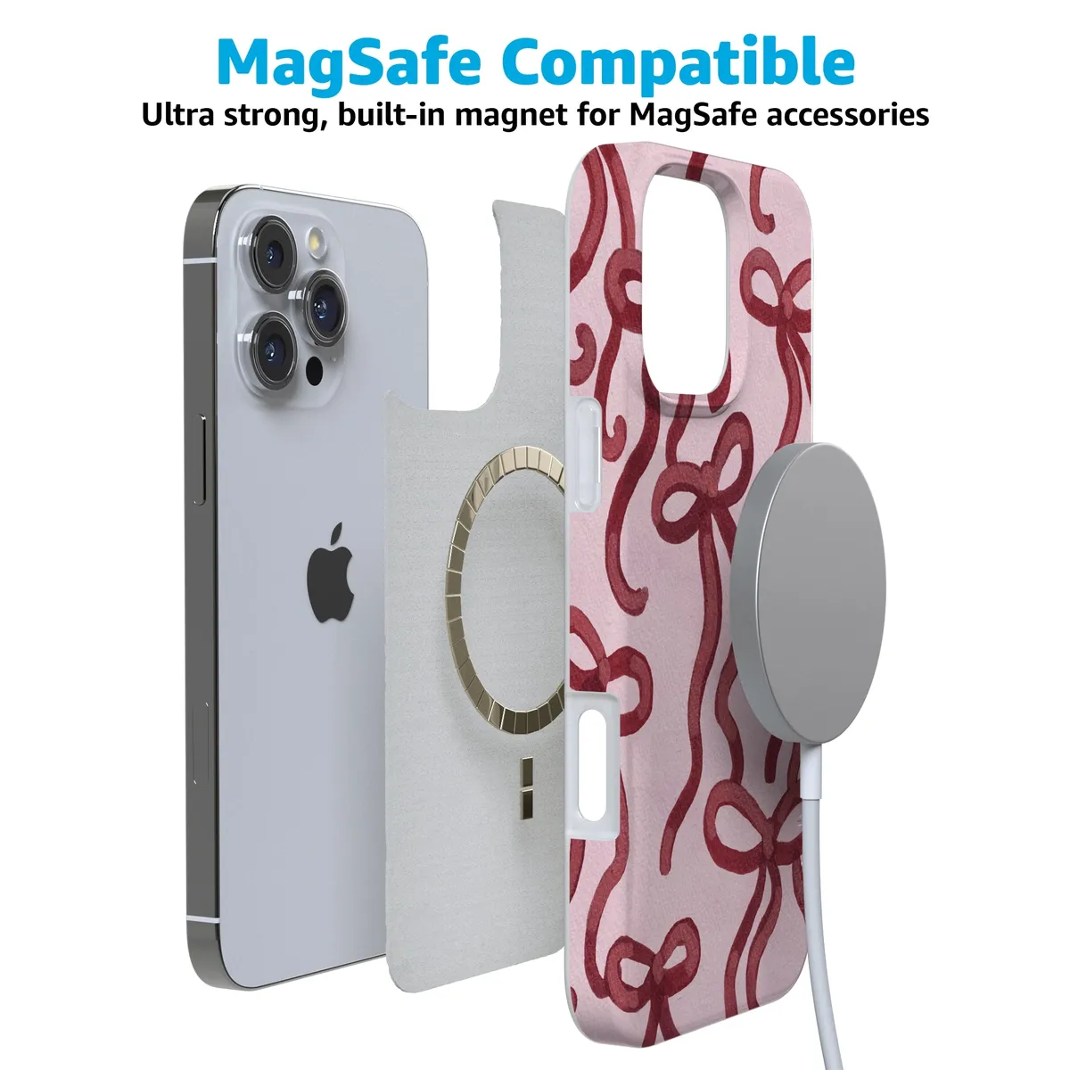 Love Me Knot | Mauve Bow Case - Image 95