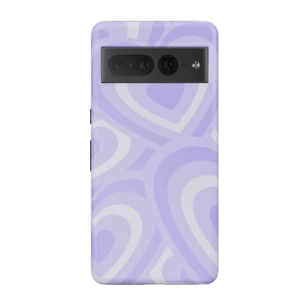 Love Song | Lavender Heart Google Pixel Case - Image 10