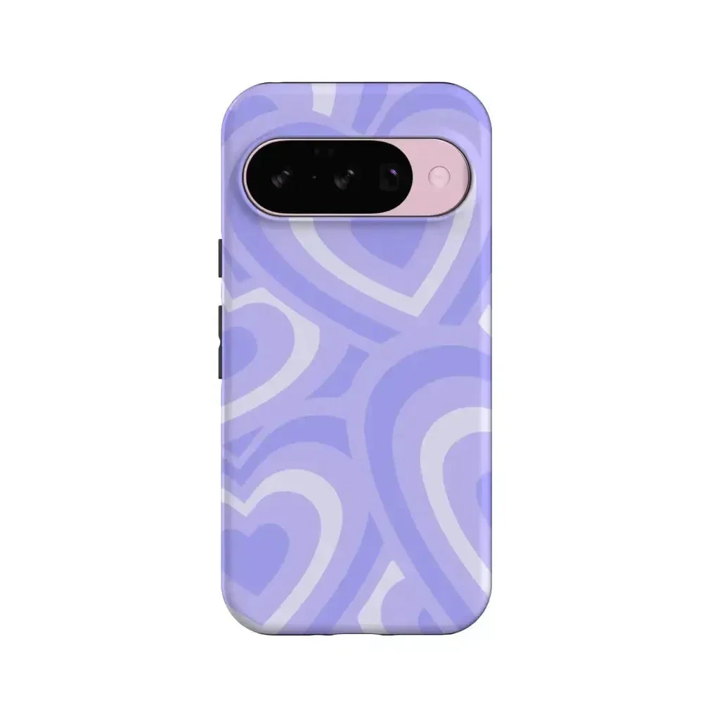 Love Song | Lavender Heart Google Pixel Case - Image 18