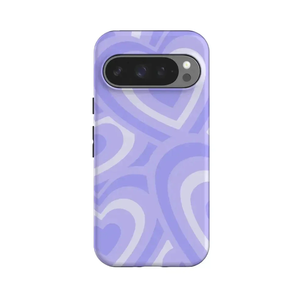 Love Song | Lavender Heart Google Pixel Case - Image 19