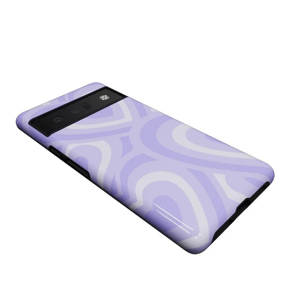 Love Song | Lavender Heart Google Pixel Case - Image 5